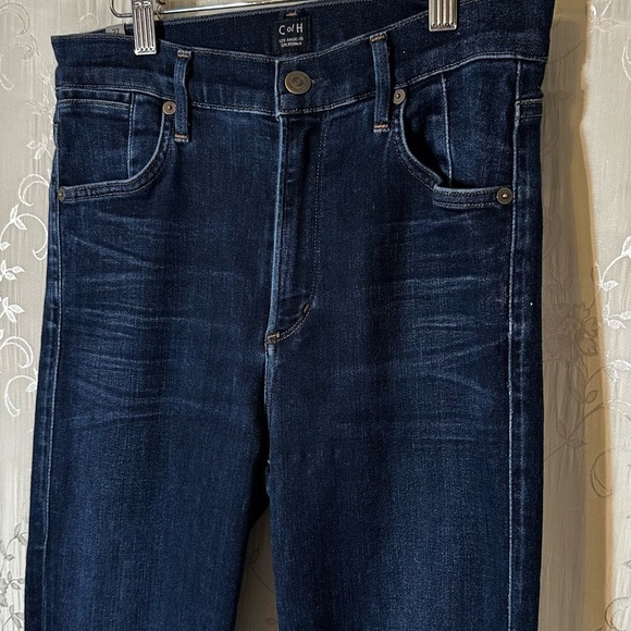 Citizens Of Humanity Carlie Dark Blue High Rise Skinny Jeans Size 27 - Picture 2 of 12